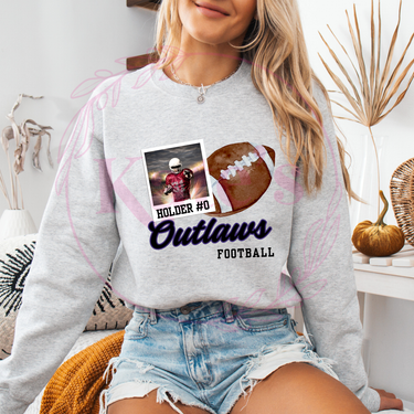 Custom Football Polaroid Shirt
